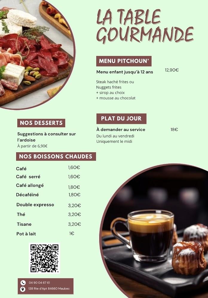 La Table Gourmande - Menu Image 2